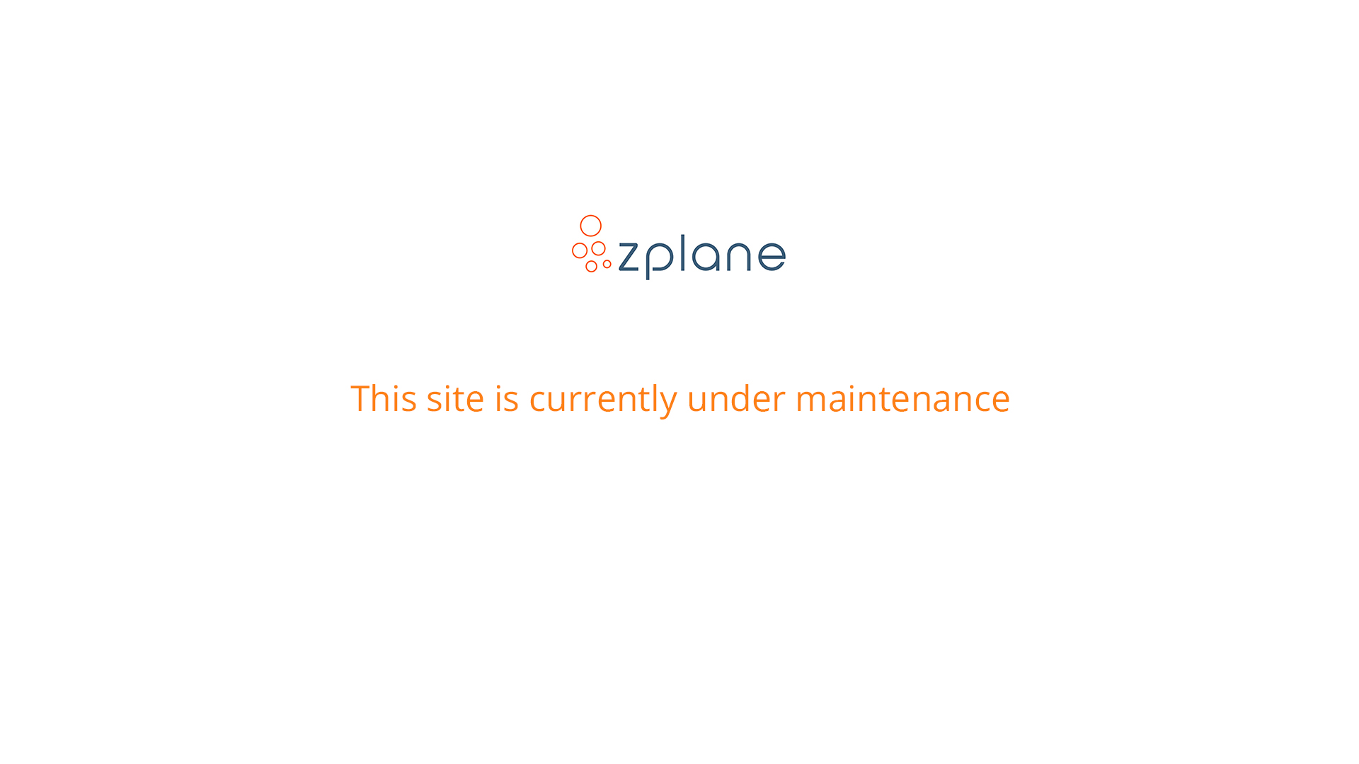 Website under maintenance
